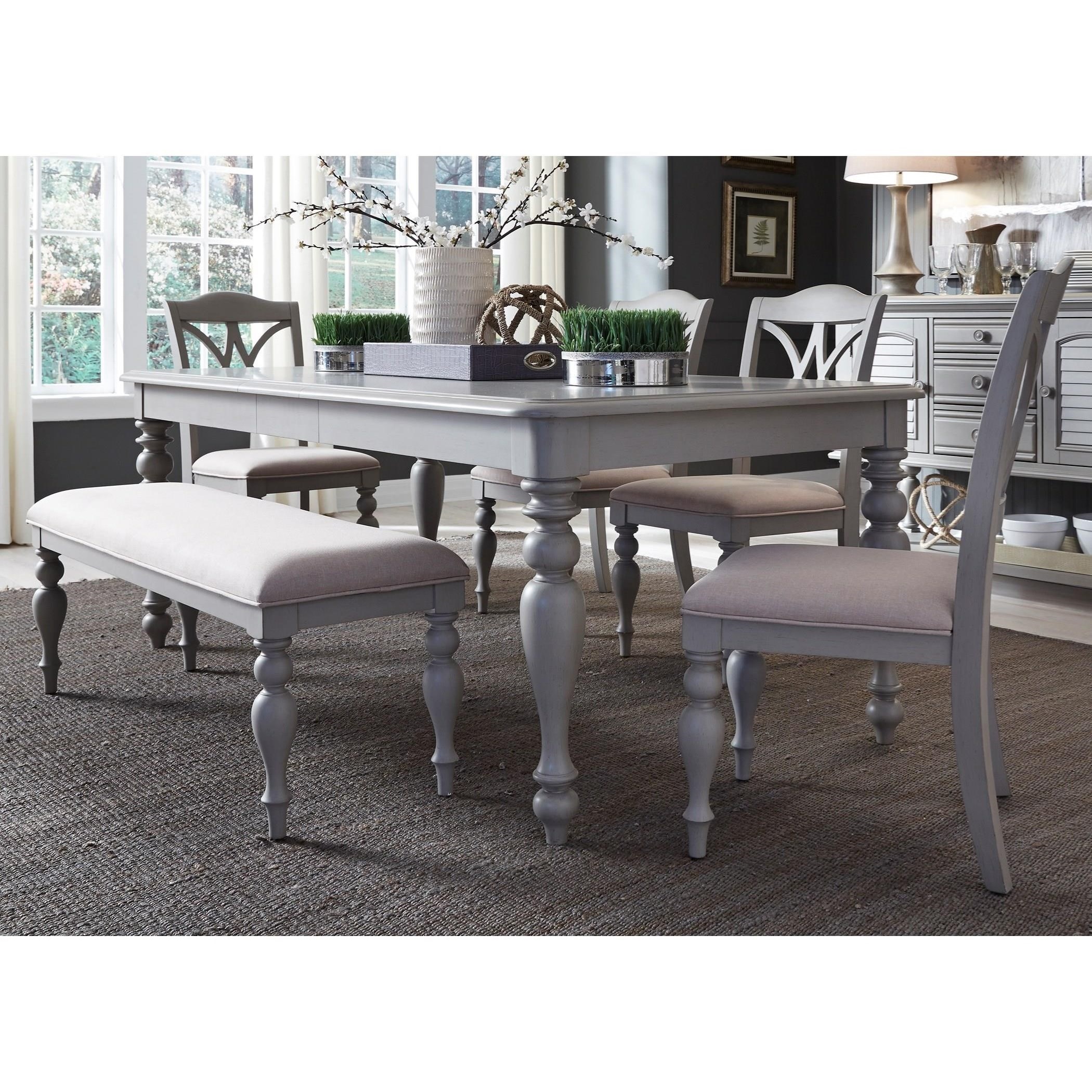 Liberty furniture summer house sales dining set